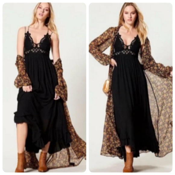 Free People ADELLA MAXI SLIP DRESS - Picture 10 of 16